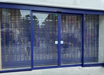 London shop front shutters